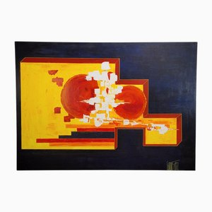 Cécile Genon Sorel, African Sun, 2007, Öl auf Leinwand