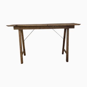 Small Oak Console, 1890s