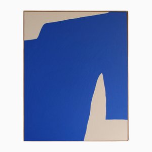Bodasca, Composición azul, 2025, Acrílico sobre lienzo estirado