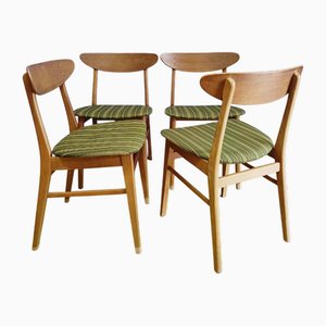 Danish N. 210 Chairs from Farstrup, 1950s, Set of 4