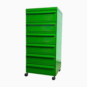 Italian 4602 Green Chest of Drawers by Simon Fussell for Kartell, 1970s