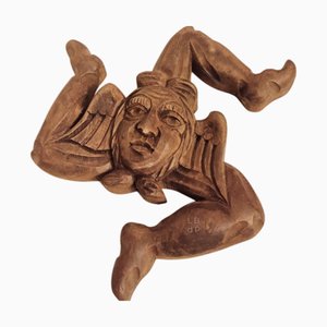 Triskelion Trinacria Medusa Kopf, 1980er