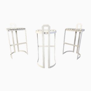 Vintage Bar Stools from Allmilmö, 1980s, Set of 3