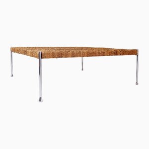 Large Square Coffee Table with Rope Top