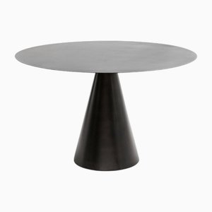 Tavolo da pranzo rotondo in metallo di AM.PM, anni 2010