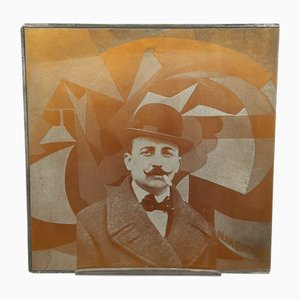 Filippo Marinetti, Futur Balla, 1960s, Cliché Silkscreened Metal Plate