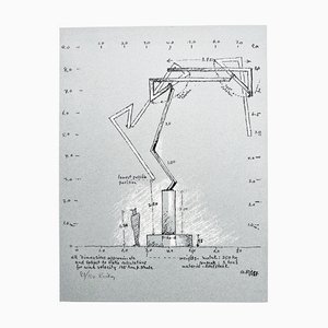 George Rickey, Lithographie, handsigniert und limitiert