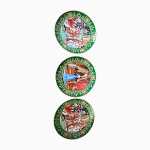 Vintage Napoleon Plates, 1980s, Set of 3
