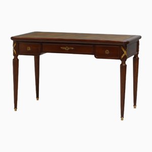 Table à écrire Vintage en Acajou, 1890s