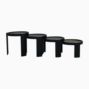 Model 780/783 Nesting Tables by Gianfranco Frattini for Cassina, Italy, 1960s, Set of 4