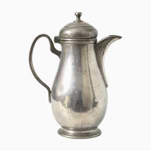 Antique Danish Pewter Pot, 1700s