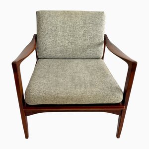 Candidate Lounge Chairs in Afromosia by Ib Kofod-Larsen, Denmark, 1960s, Set of 2