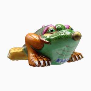 Tabatière Grenouille en Porcelaine par Jin Chan, Chine, 1700s