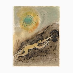 Marc Chagall, Sisyphus from Odyssey, 1989, Lithograph