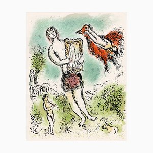 Marc Chagall, Theoclymenus from Odyssey, 1989, Litografia