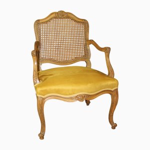 Regency Armchair with Flat Caned Back