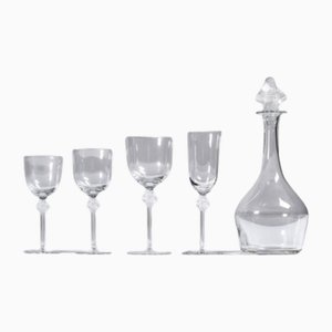 Roxanne Crystal Service from Lalique France, 1968, Set of 50