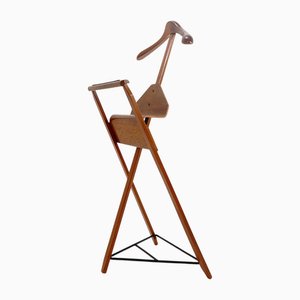 Vintage Valet Stand by Lucien De Roeck for Bois Manu, 1950s