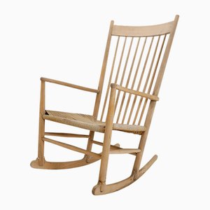 J16 Schaukelstuhl von Hans Wegners für Kvist Mobler A/S, Dänemark, 1970