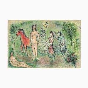 Marc Chagall, Ulisse prima di Nausicaa dall'Odissea, 1989, Litografia