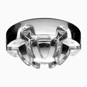 Crystal Palace P-1288 Ceiling or Wall Light in Partially Mirrored Glass from Raak Amsterdam, Netherlands, 1970s