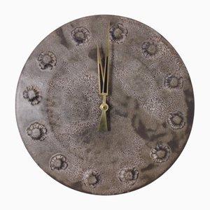 Ceramic Wall Clock from Krösselbach / Junghans, Germany, 1960s