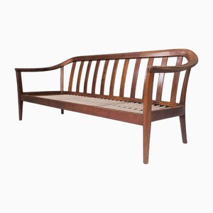 Mid-Century Cherrywood Sofa from Walter Knoll / Wilhelm Knoll, Germany, 1960s
