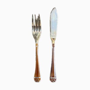 Talisman Siena Fischbesteck von Christofle, 1960er, 12 . Set