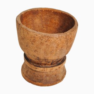 Antique Tree Trunk Planter, 1900s