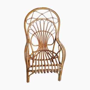 Mid-Century Bamboo Armchair, 1960s