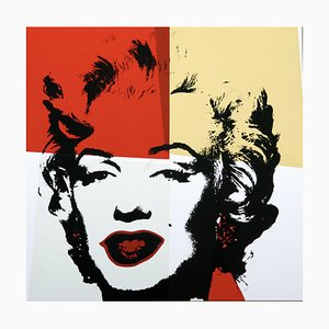 Andy Warhol, Golden Marilyn 38, Estampe, Encadrée