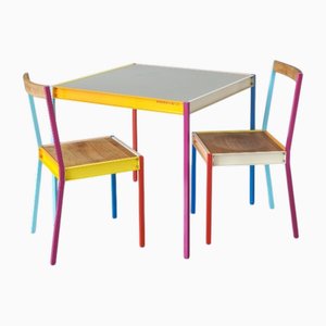 Modern Table and Chairs by Klaus Ebbers, Set of 3