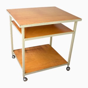 Vintage Industrial Sliding Table, 1950s