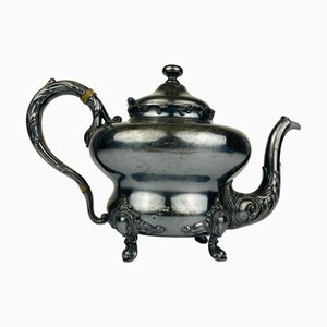 Antique Silver-Plated Teapot from Barbour Silver Company, USA, Late 19th Century