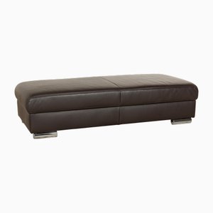 Leather Stool Brown from Ewald Schillig