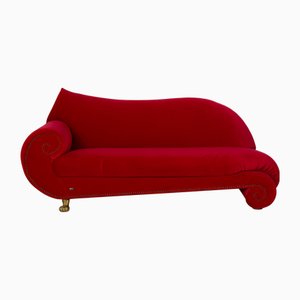 Canapé Trois Places Gaudi en Tissu Rouge de Bretz