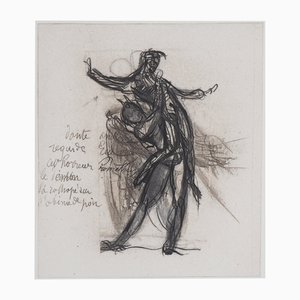 After Auguste Rodin, Demon Showing a Shadow Fallen in the Pitch, Engraving