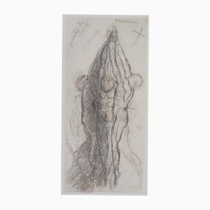 After Auguste Rodin, Group of the Damned Suspended by the Arms, Engraving