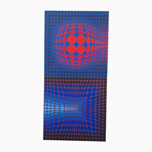 Victor Vasarely, Vega Pauk, 1970, Original Screenprint