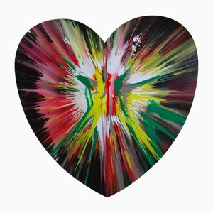 Damien Hirst, Cœur, Requiem, Spin Painting, 2009