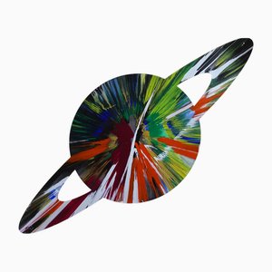 Damien Hirst, Peinture Saturn Spin, 2009