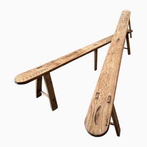 Bancs en Chêne, Set de 2