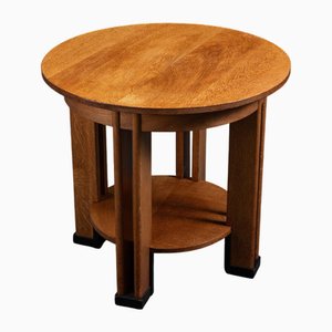 Hague School Side Table in Wood by Jan Brunott, 1920s