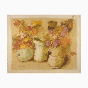 Franco Marzilli, Still Life, Oil Painting, 1970s