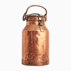 Baratte à Lait Antique en Cuivre, France, 1950s