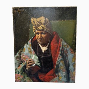 L. Adenot, Portrait, Oil Painting