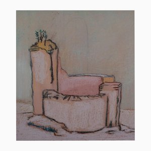 Suiveur de Giorgio Morandi, Abstraction métaphysique, Dessin, Encadré
