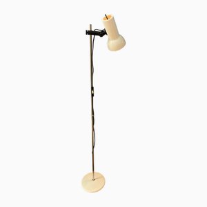 Lampada da terra piccola Mid-Century bianca