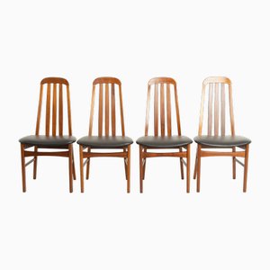 Sedie da pranzo Mid-Century moderne in teak di Jentique, set di 4