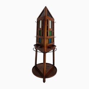 Porte-Parapluie Art Déco Vintage en Chêne, 1920s